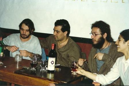 Carlos Astorelli, César Lorenzetti y Andrés Binetti en el Cátulo